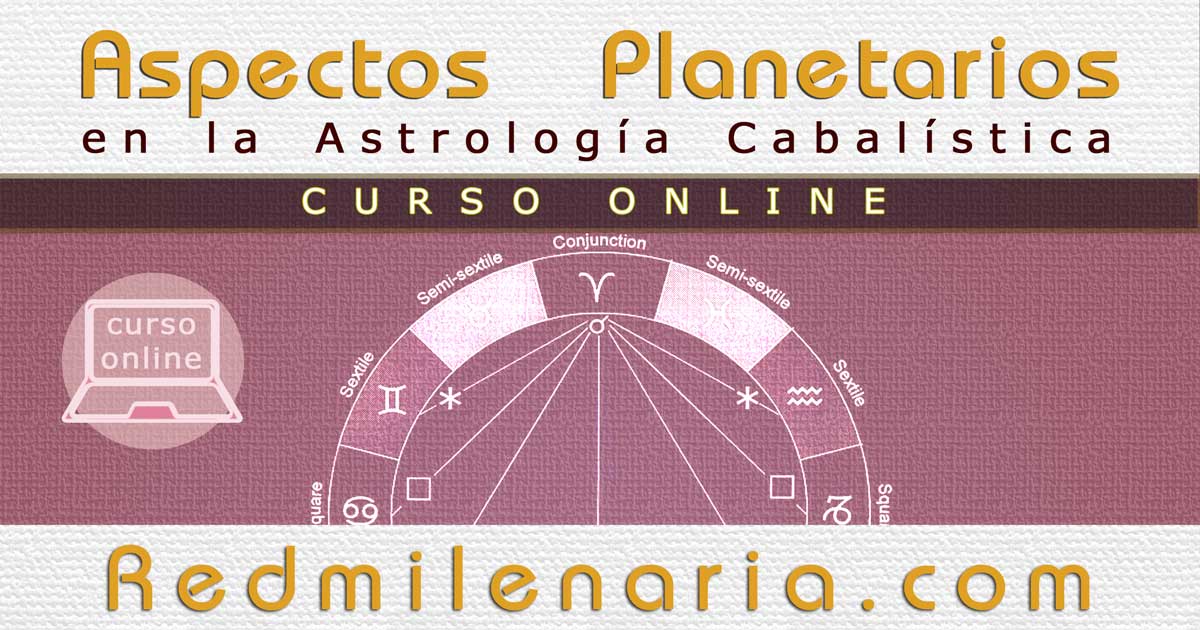 Curso de Aspectos Planetarios en la Astrología Cabalística Ilustración del curso Aspectos Planetarios en la Astrología Cabalística