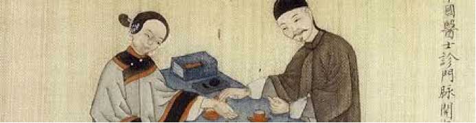 La Acupuntura: la salud de nuestros meridianos, la salud del cuerpo y del alma. Ilustración hombre practicando acupuntura a una mujer