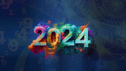 Ilustración para la Numerología del año 2024