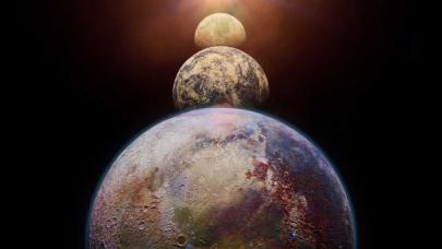 Alineación Extraordinaria de 7 Planetas en el Firmamento Imagen de planetas alineados