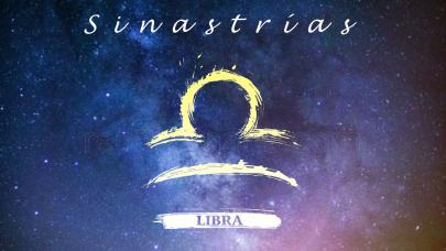 Libra, sus Sinastrías Ilustración del signo Libra en el cosmos