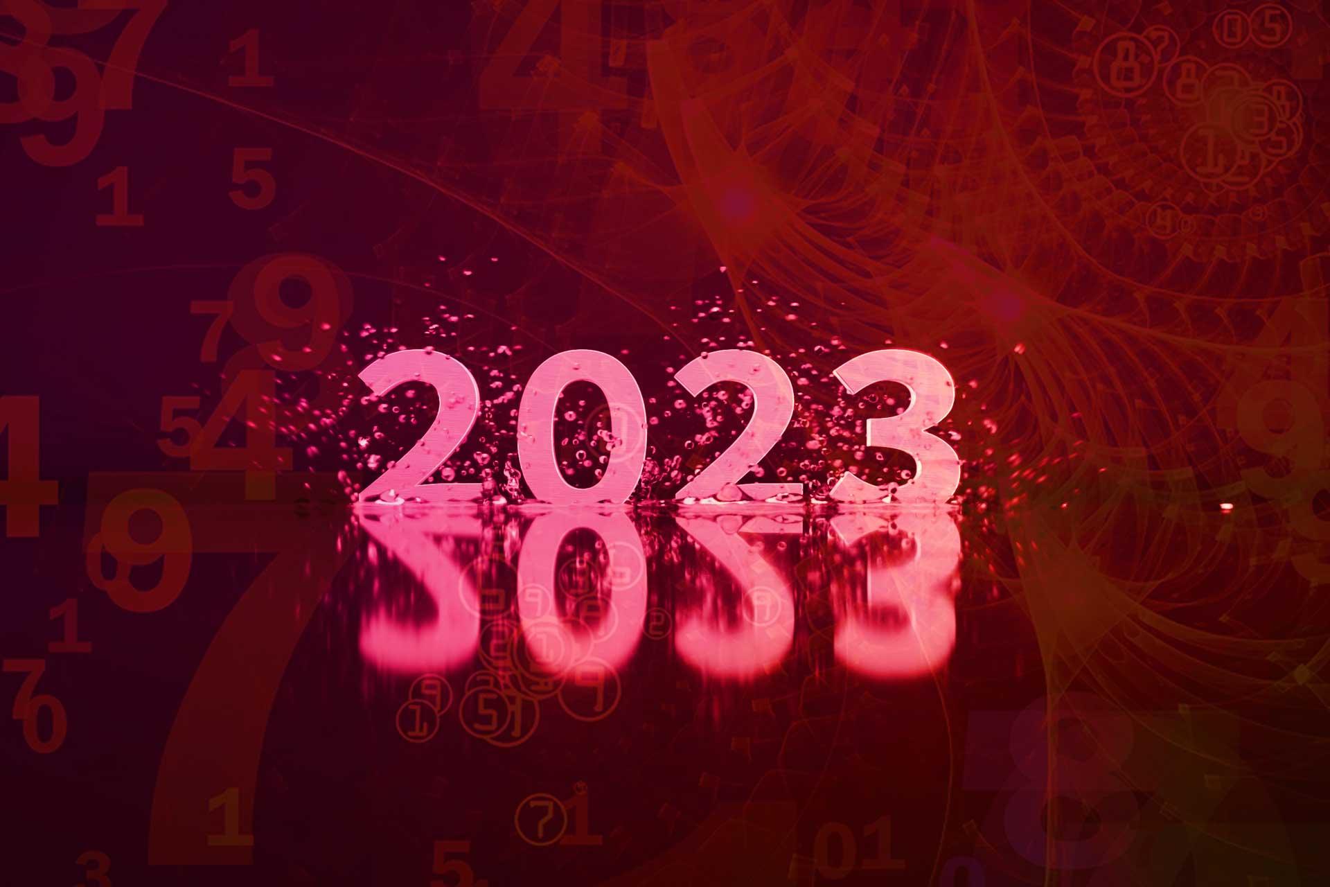Ilustración para la Numerología del año 2023