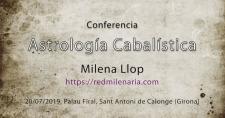 Conferencia de Astrocábala en Sant Antoni de Calonge el 20-07-2019 Conferencia de Astrocábala en Sant Antoni de Calonge el 20-07-2019