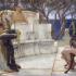Safo y Alceo, óleo de 1881 de Lawrence Alma-Tadema.